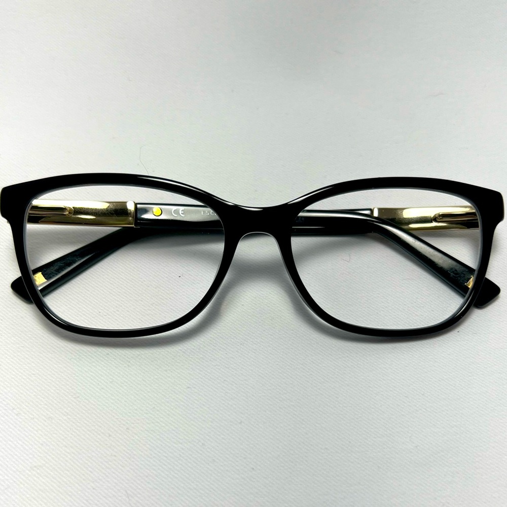 Escada Black Eyeglasses - Frames Only - image 1